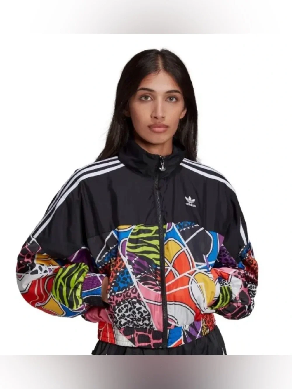 Adidas Originals x Rich Mnisi Cropped Jacket - WORE ONCE - Size XS - Picture 4 of 10